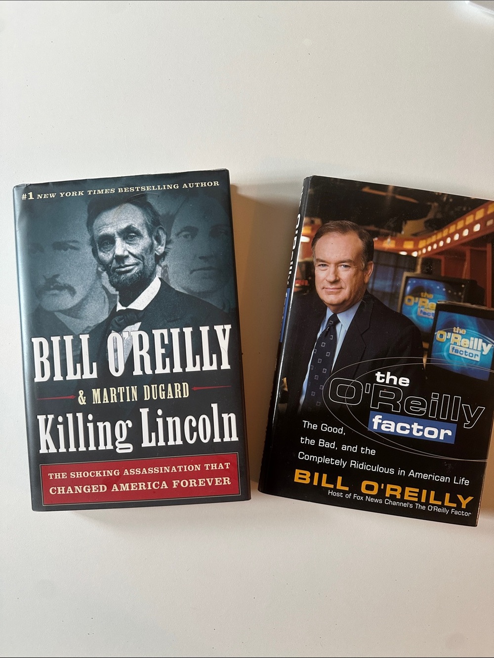 Bill O'Reilly Hardback Books - the O’Reilly factor, killing Lincoln